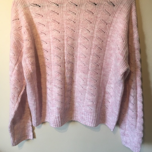 Peyton primrose size large baby pink knit sweater - Picture 9 of 10